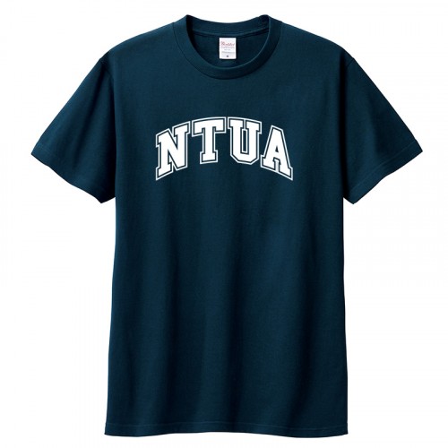 NTUA經典字框純棉短T_深藍 NTUA經典字框純棉短T_深藍