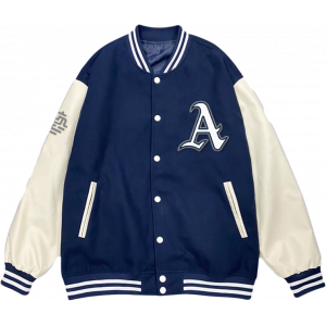 NTUA經典款美式棒球外套_名偵探柯藍