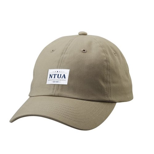 NTUA日系風格布標老帽_奶茶棕