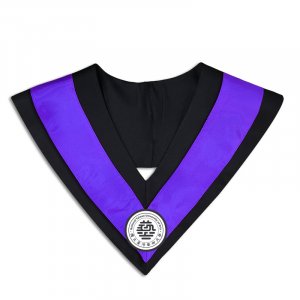 NTUA電繡校徽畢業領巾_紫