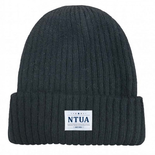 【新品登場】NTUA經典織標QQ毛帽_黑
