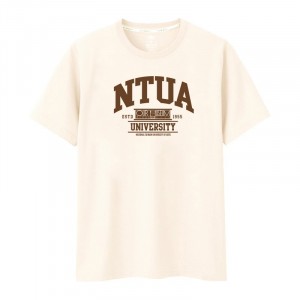 【新品登場】NTUA建築款純棉短T_杏樹白